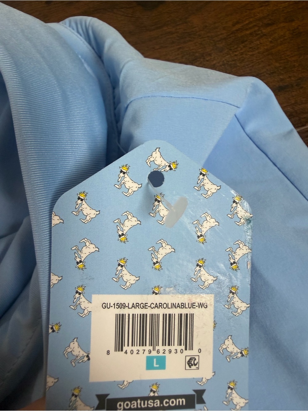 GOAT USA Women's Performance Athletic Running Shorts Light Blue NWT Size Large - Picture 12 of 12